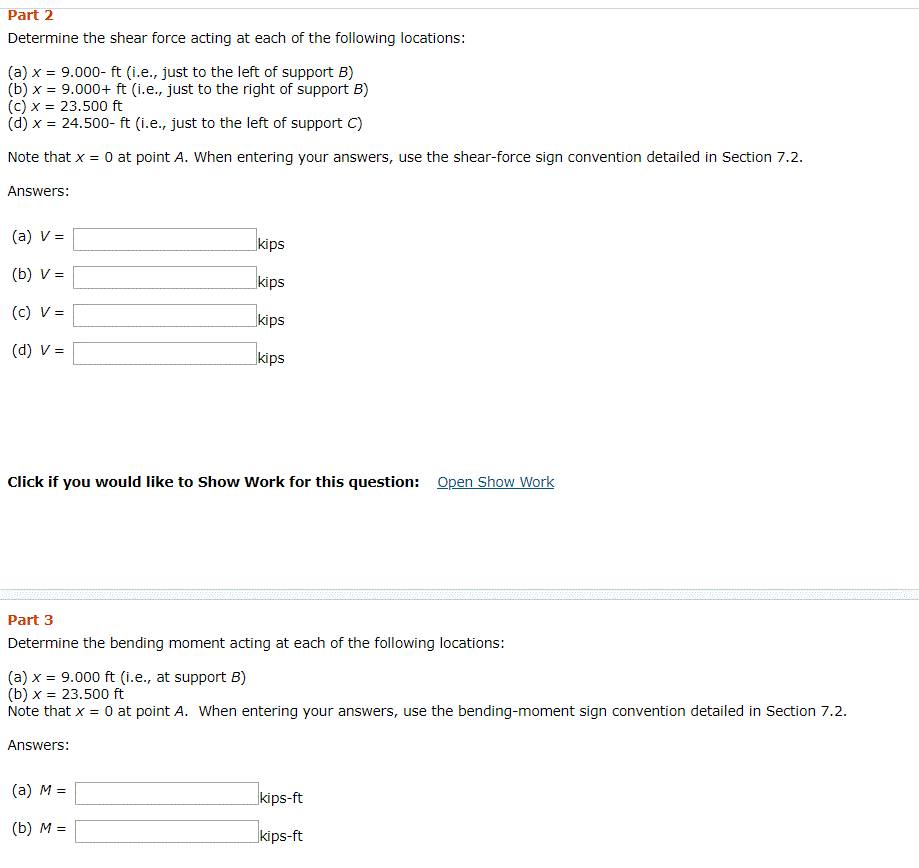 Solved P7.009 GO Multipart Part 1 For the simply supported | Chegg.com