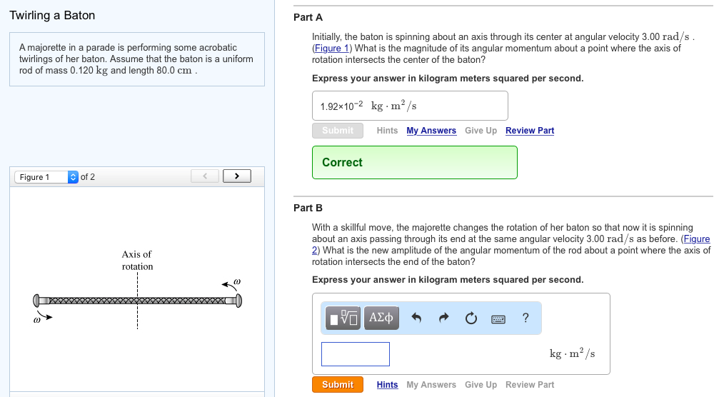 Solved A majorette in a parade is performing some acrobatic