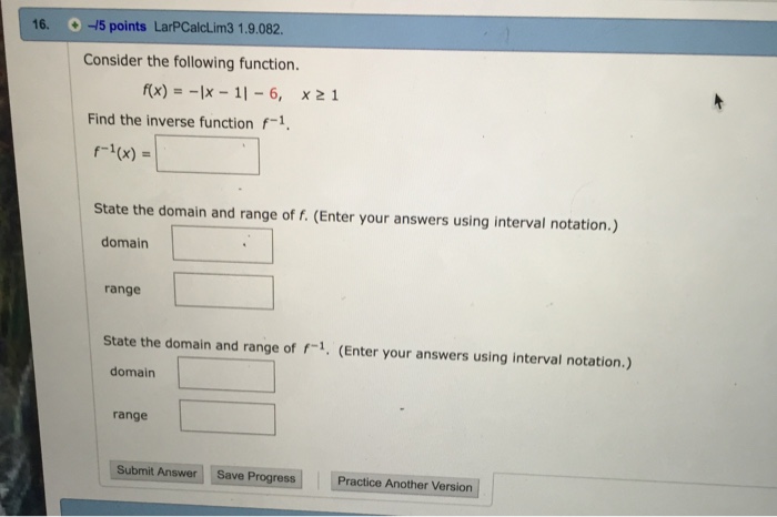 Solved Consider the following function. rx) = (x + 7)2, x | Chegg.com