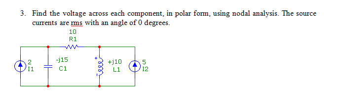 voltage across component solve elec