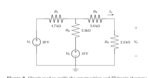 Solved R1 R2 4.7 ㏀ 5.6 ㏀ Rs 3.3k2 Vi 20V R4 2.2 kΩ Vin ioV | Chegg.com