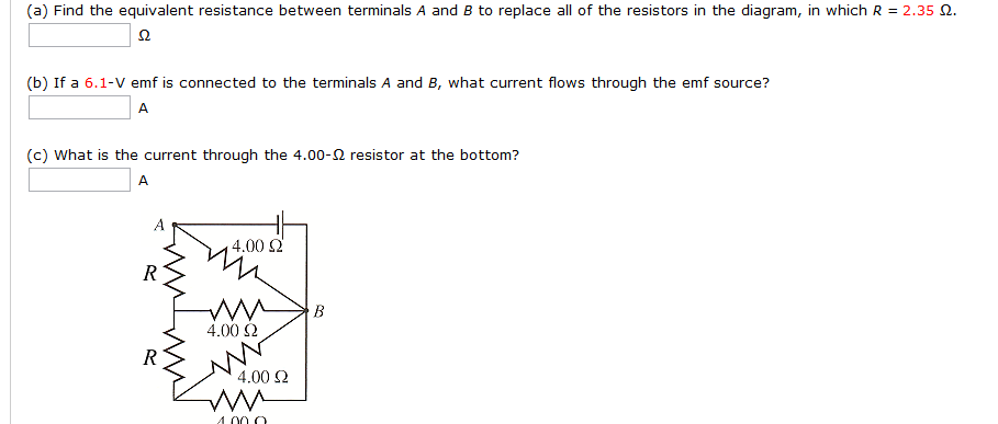 Solved Find The Equivalent Resistance Between Terminals A | Chegg.com