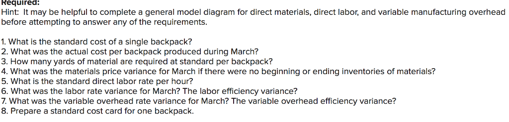Solved Highland Company Produces A Lightweight Backpack That Chegg solved-highland-company-produces-a-lightweight-backpack-that-chegg