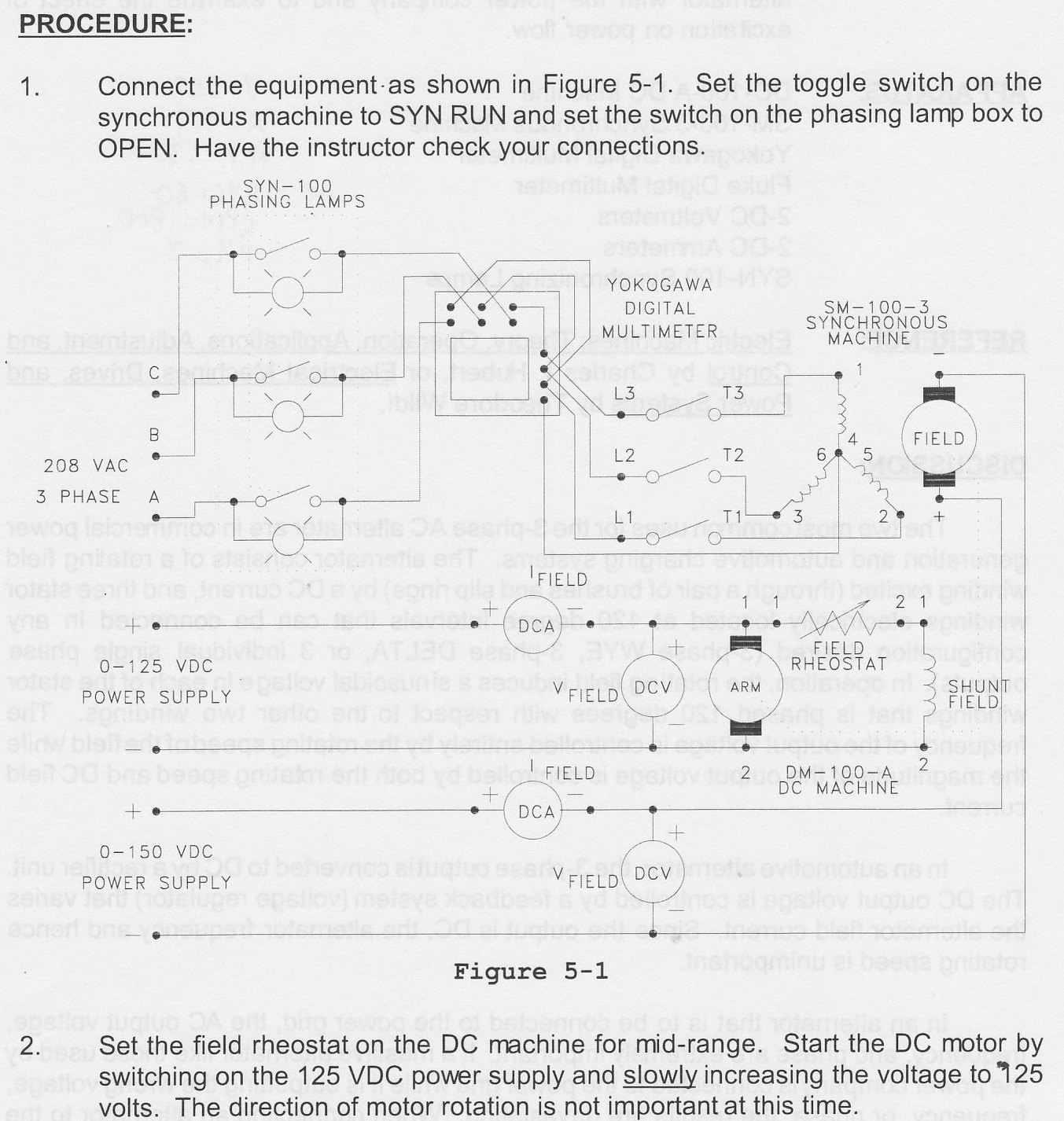 Solved Procedure: Connect The Equipment As Shown In Figure 