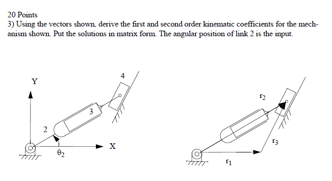 Using the vectors shown, derive the first and second | Chegg.com