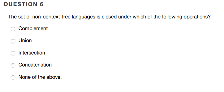 why are context free languages not closed under complement