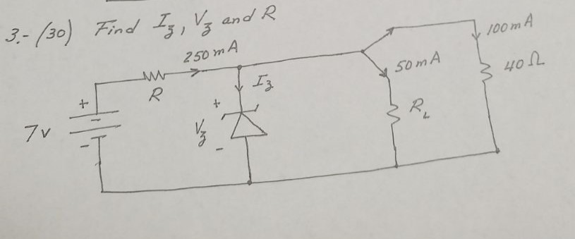 Solved Find I_z, V_z and R | Chegg.com