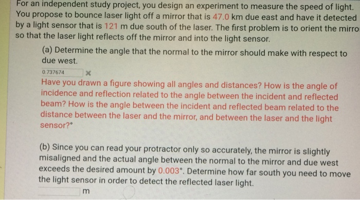 Solved For an independent study project, you design an | Chegg.com