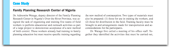 Solved Case Study Family Planning Research Center Of Nigeria Chegg