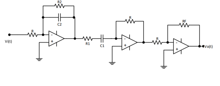 Solved Considering the following circuit, where the | Chegg.com