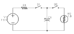 A simple flash-bulb circuit is shown in the diagram | Chegg.com