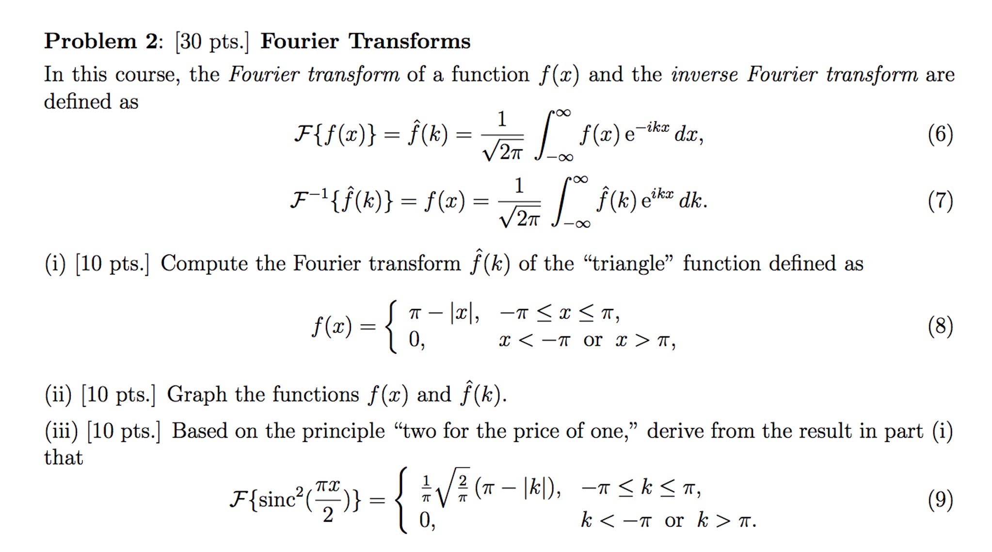 solved-in-this-course-the-fourier-transform-of-a-function-chegg