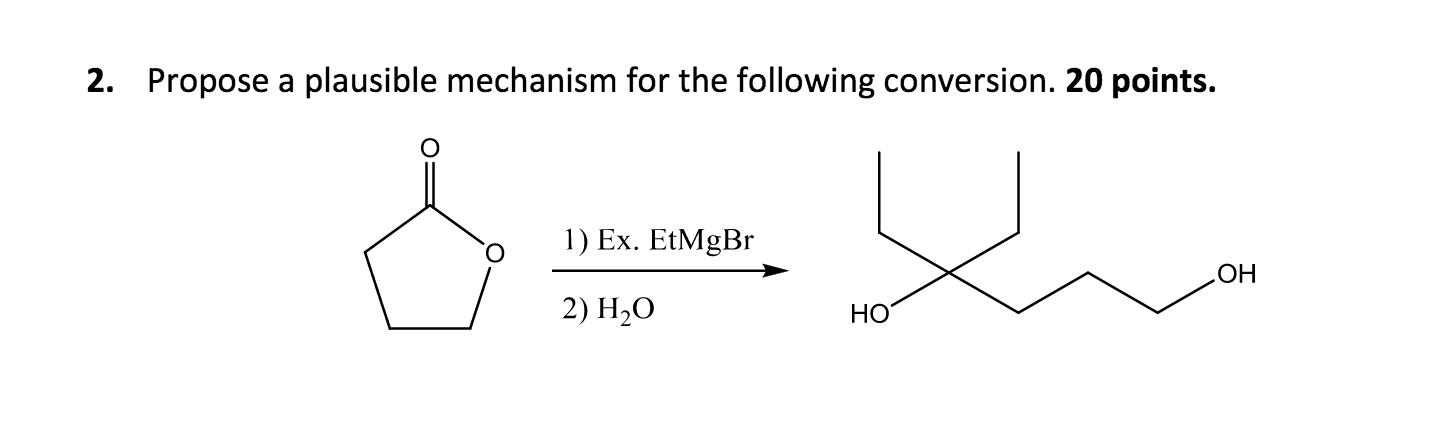 Solved Propose a plausible mechanism for the following | Chegg.com