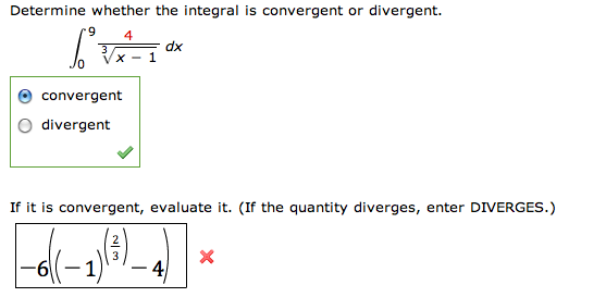 Solved Determine whether the integral is convergent or | Chegg.com