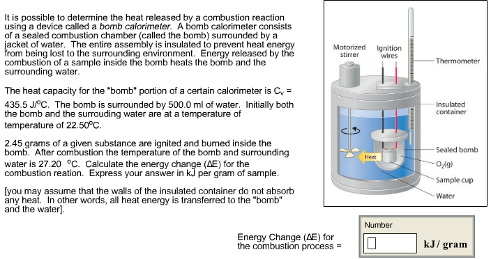 Solved It is possible to determine the heat released by a | Chegg.com