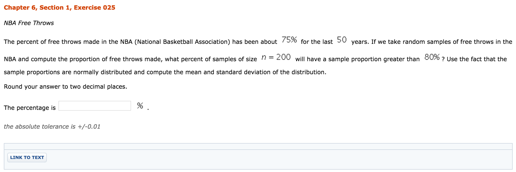Solved NBA Free Throws The percent of free throws made in