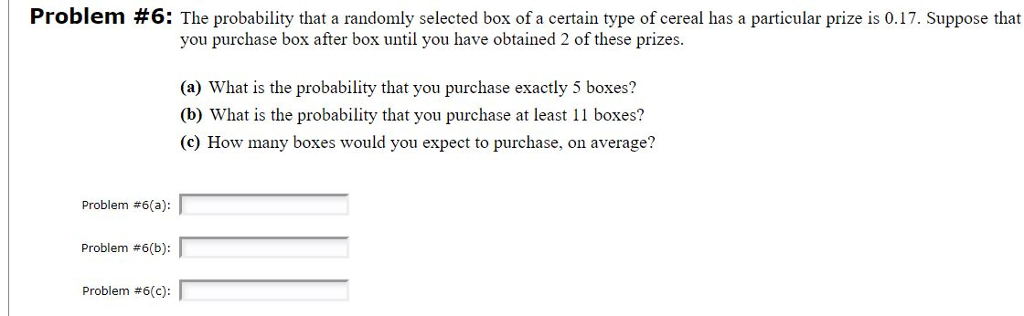 Solved Problem 6 The Probability That A Randomly Selected Chegg