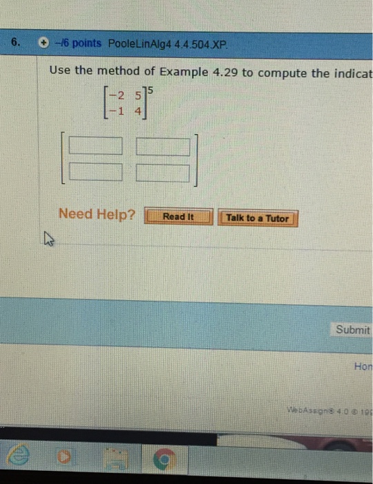 Solved Use the method of Example 4.29 to compute the | Chegg.com