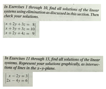 Solved In Exercises 1 through 10, find all solutions of the | Chegg.com