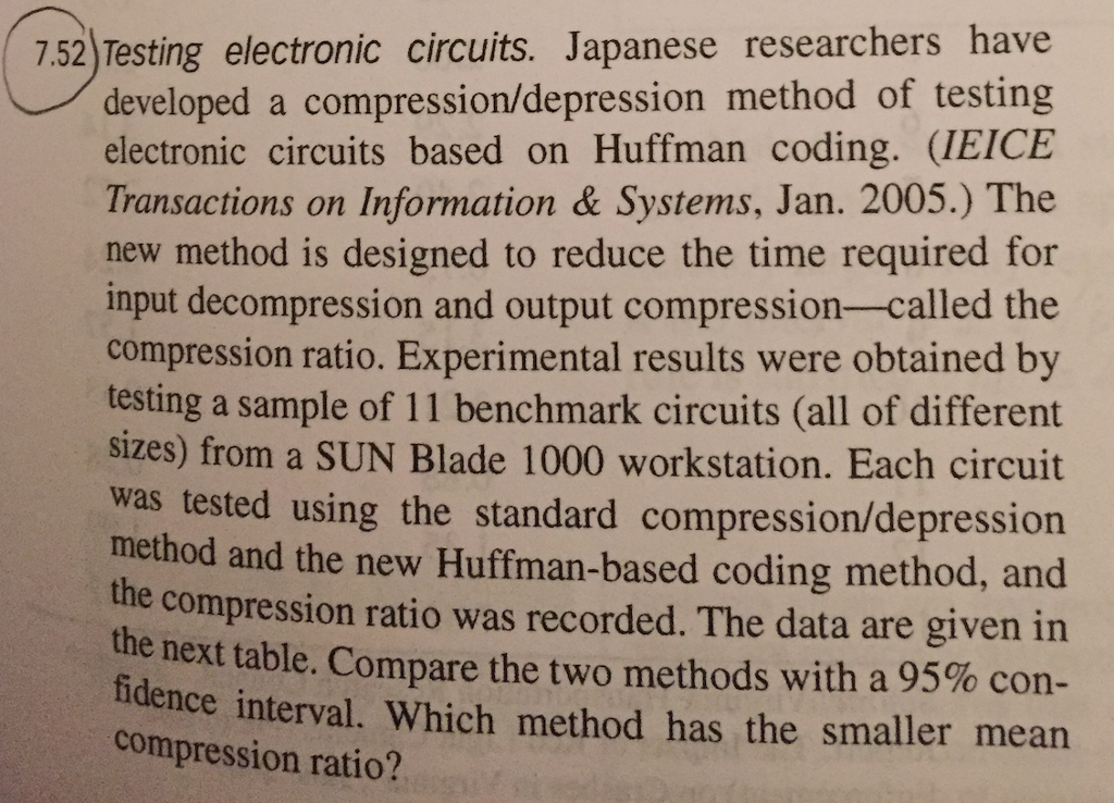 Solved 7.52)Testing electronic circuits. Japanese