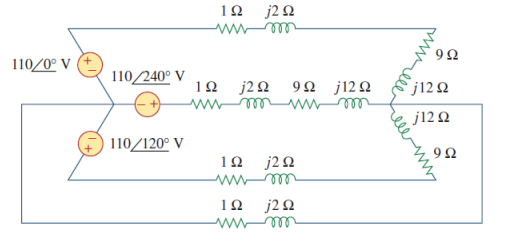 Solved Find The A)Line Currents, B) Load Phase Voltages, C) | Chegg.com