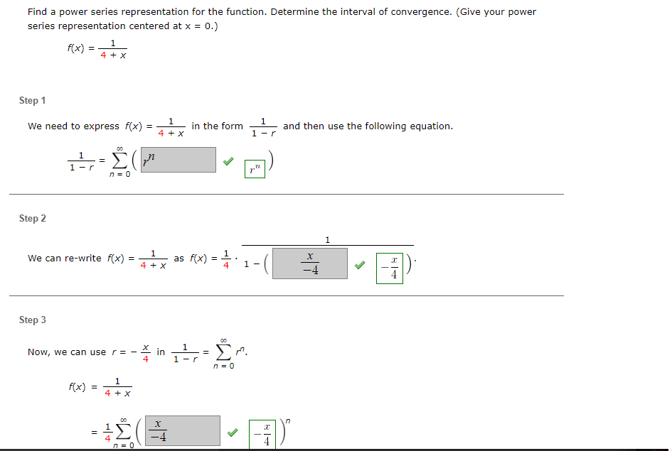 dfind a power series reperesentation