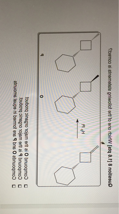 Solved Which One The Following Statements Is Correct? | Chegg.com