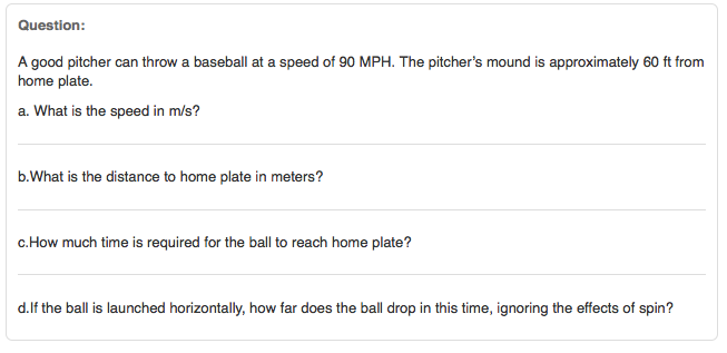 Solved Question A Good Pitcher Can Throw A Baseball At A Chegg Solved Question A Good Pitcher Can Throw A Baseball At A Chegg
