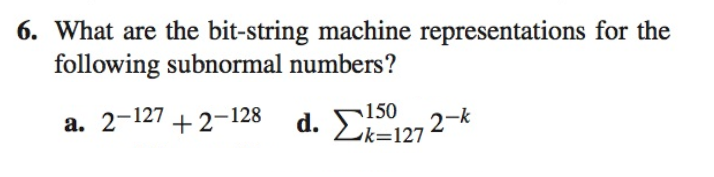 6. What are the bit-string machine representations | Chegg.com