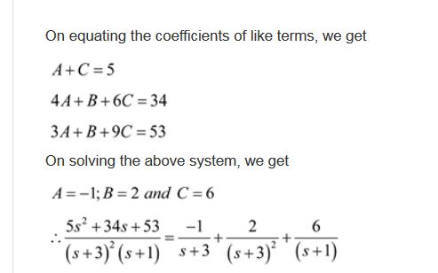 Solved Can Someone Show Me How To Equate Coefficients From | Chegg.com