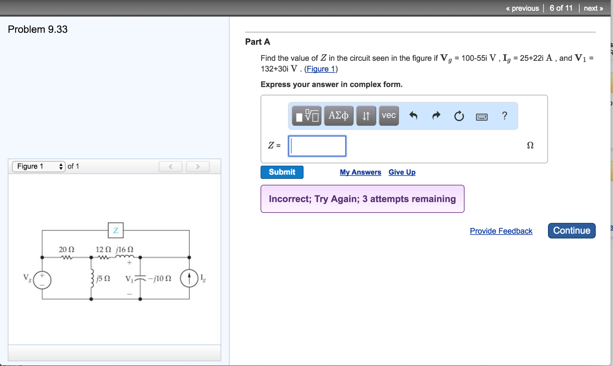 Solved Find the value of Z in the circuit seen in the figure | Chegg.com
