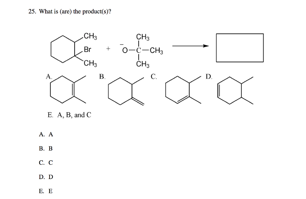 Solved 24 What Is Are The Products H3c C C Ch3 Cl A 2382