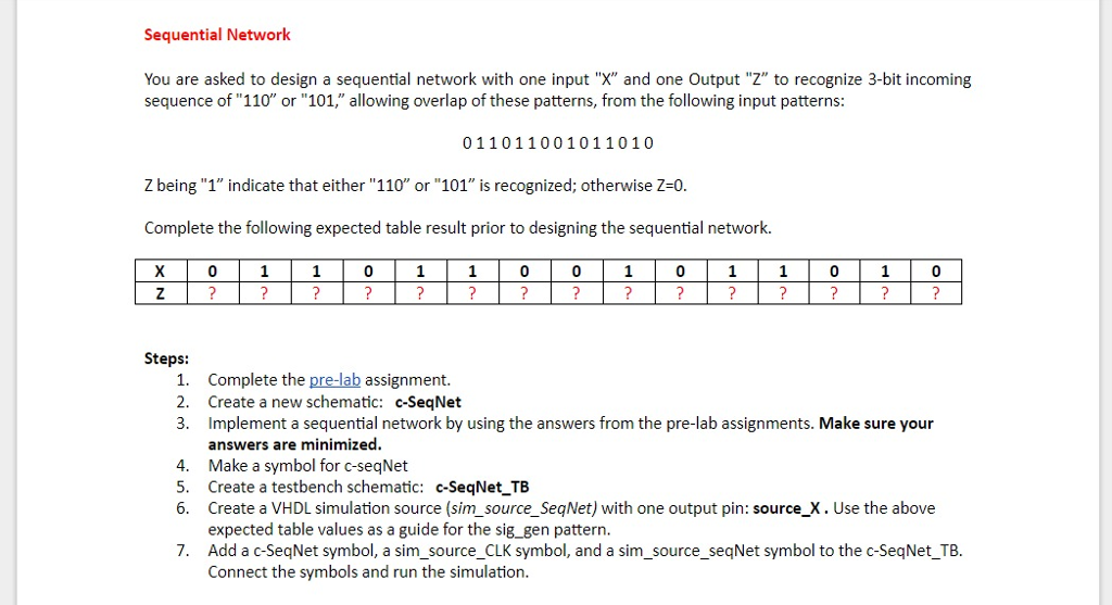 Could someone please show me what the sequential | Chegg.com