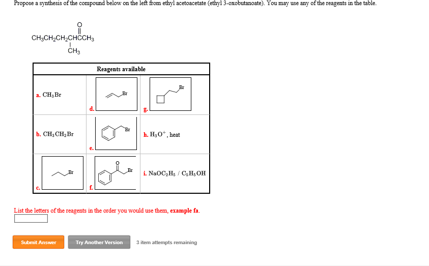 Solved Propose A Synthesis Of The Compound Below On The Left | Chegg.com