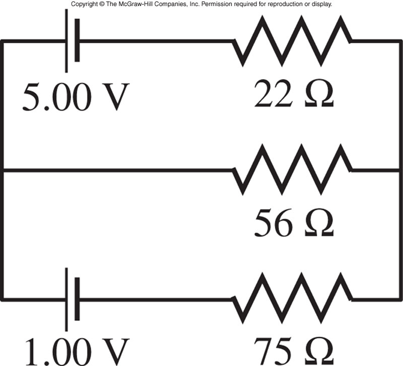 Solved Find the current in each branch of the circuit. | Chegg.com