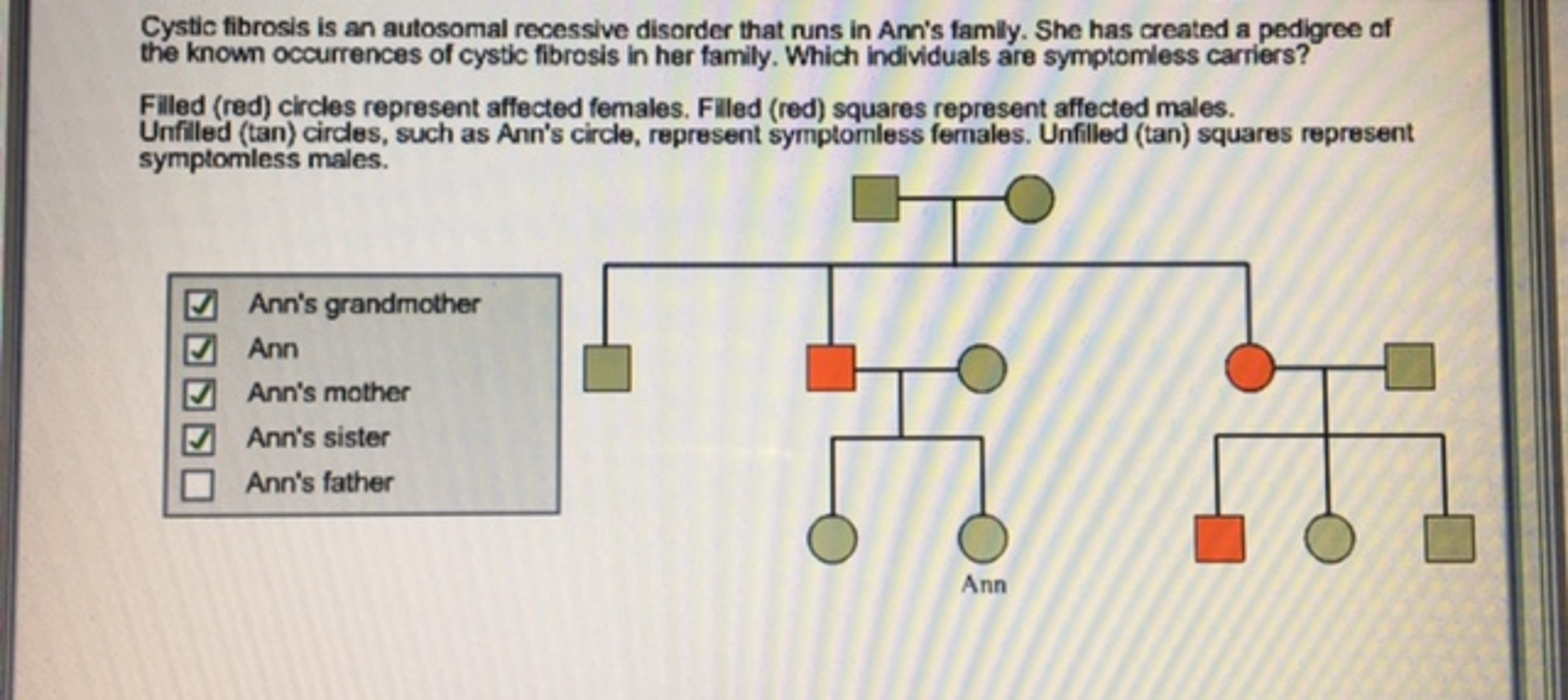 Solved Cystic fibrosis is an autosomal recessive disorder | Chegg.com