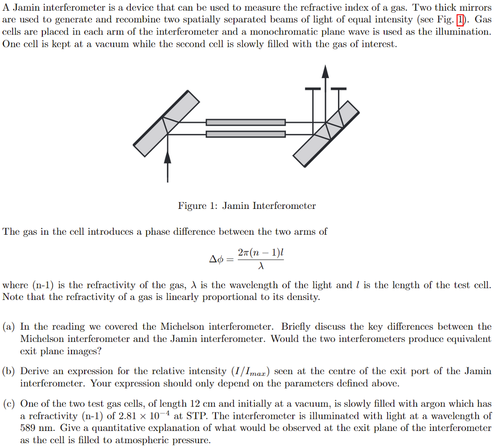 jamin interferometer experiment pdf