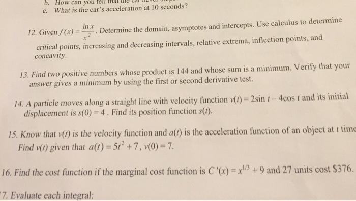Solved Can u please answer question 12 Could | Chegg.com