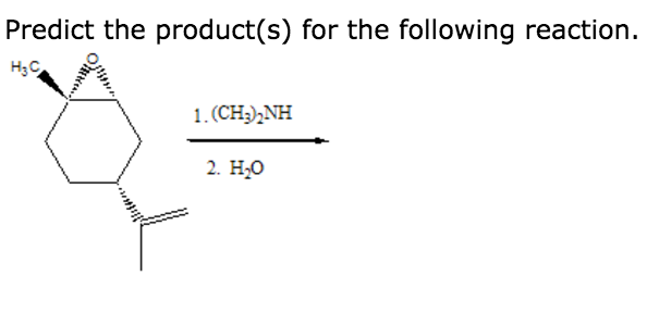 Solved Predict the product(s) for the following reaction. H | Chegg.com