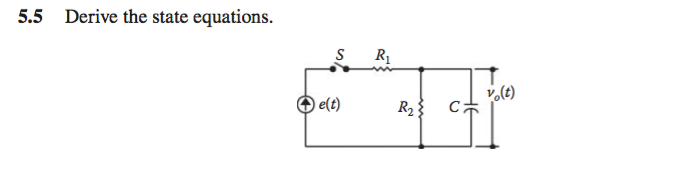 Solved Derive The State Equations. | Chegg.com