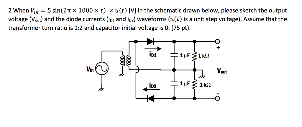 Solved In this problems, let’s assume that the diode DC | Chegg.com