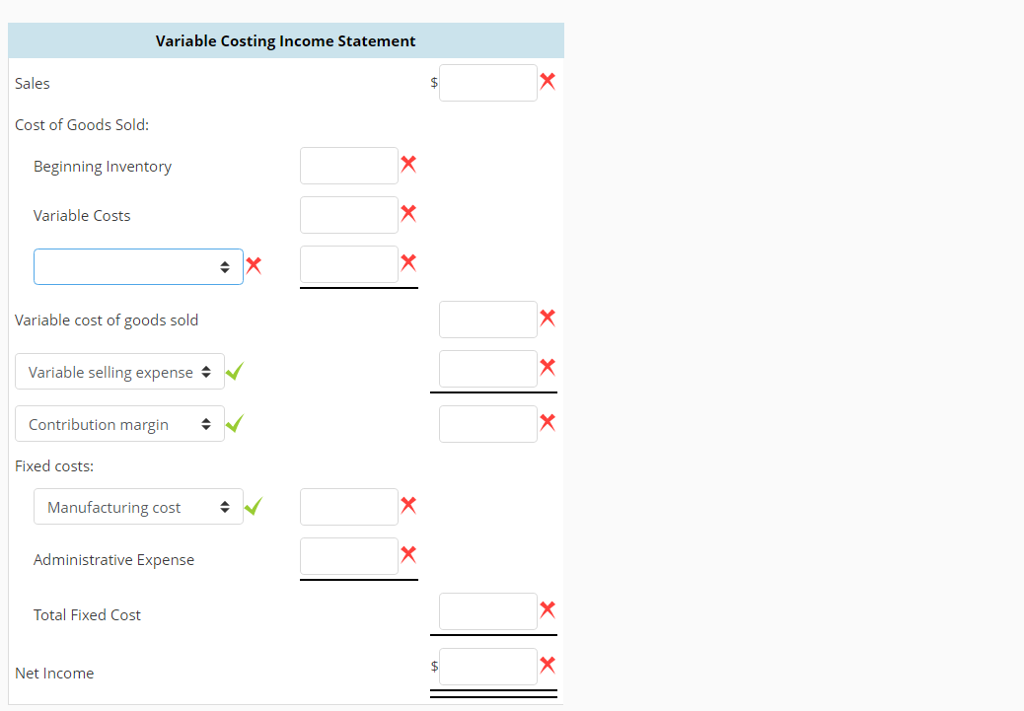 Solved Variable and Absorption Costing Grant Company sells