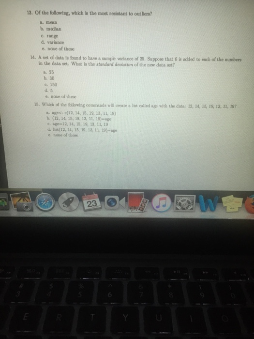 Solved 110 1. The isthe set of all possible data values for