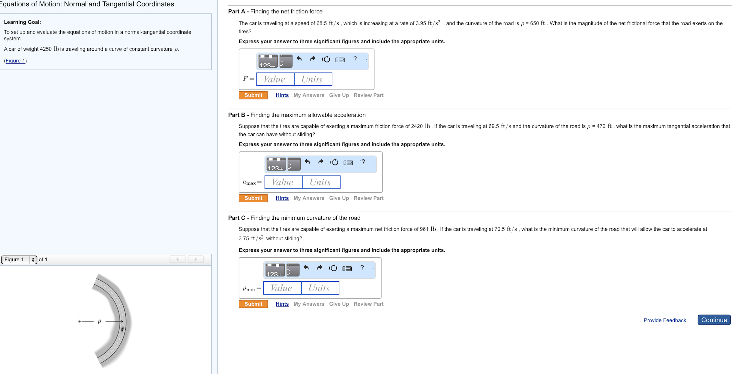 Solved Equations Of Motion Normal And Tangential Chegg