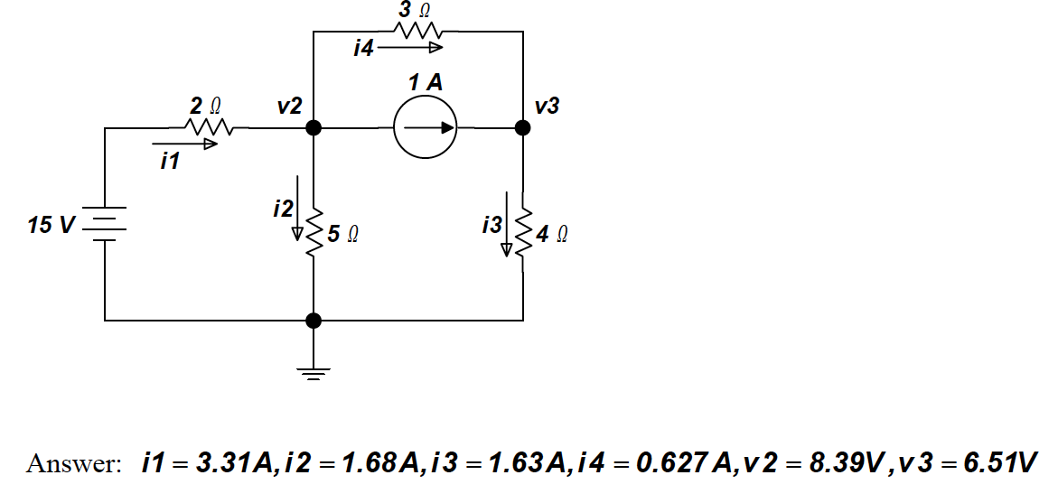 Solved Use (a) Mesh Analysis And (b) Nodal Voltage Analysis | Chegg.com