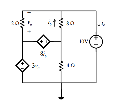 Solved Find the value of ic using nodal or mesh analysis. | Chegg.com