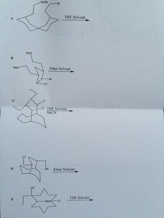 Solved Provide The Products For The Substitution Reactions 3863