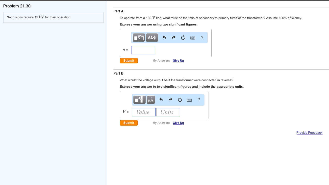 Solved Neon signs require 12 kV for their operation. To