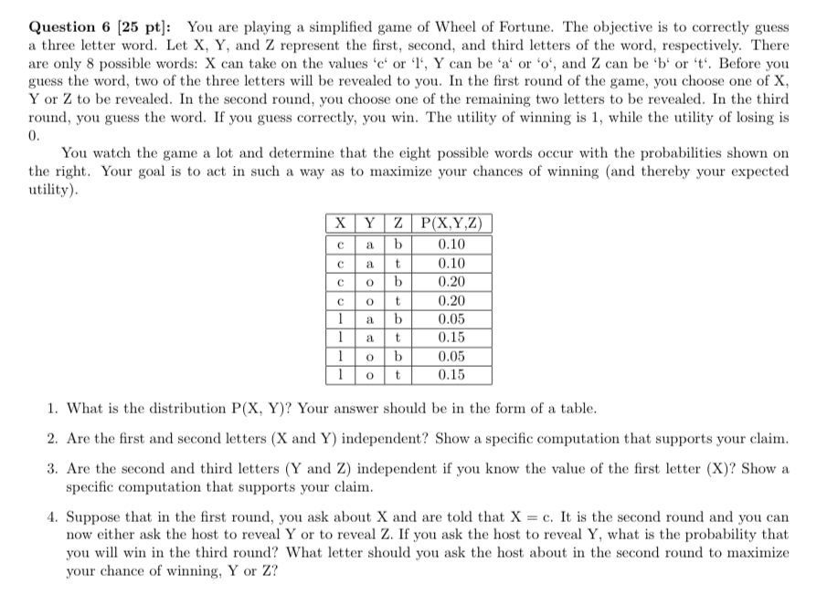 solved-question-6-25-pt-you-are-playing-a-simplified-game-chegg