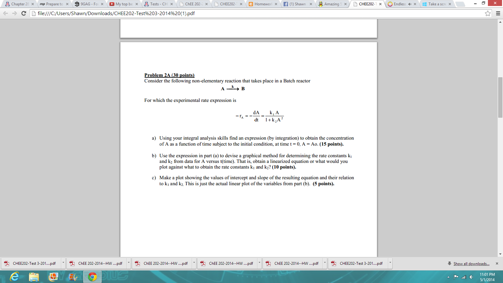 Difference Between Elementary And Non Elementary Reaction Compare The